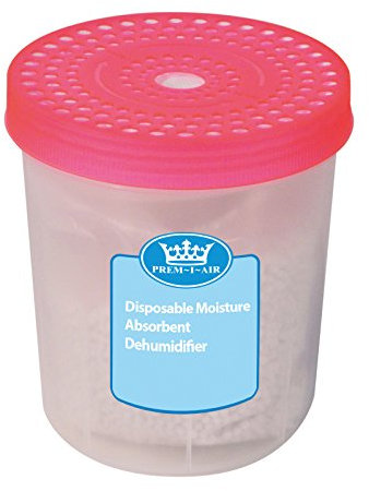 Prem-I-Air Desiccant Moisture Absorber Controller Drying Dehumidifier Reduces Damp, Humidity & Condensation in Wardrobes, Cupboards, Home, Kitchen, Bedroom, Caravan, Office, Basement 700ml Absorption