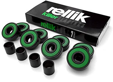 Rellik Killer Bearings Inklusive Spacer Abec 7