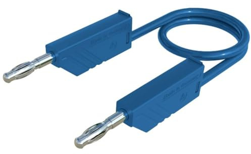 Kabel-Größe [Stecker A Leiste 4 mm – Stecker A Leiste 4 mm] 1.00 m blau SKS Hirschmann CO MLN 100/2 5