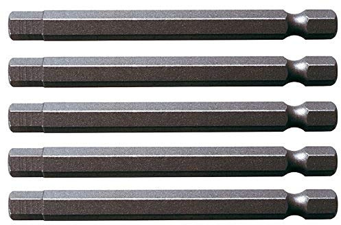 KS Tools 1/4' CLASSIC Bit Innensechskant, 75mm, 2,5mm, 5er Pack