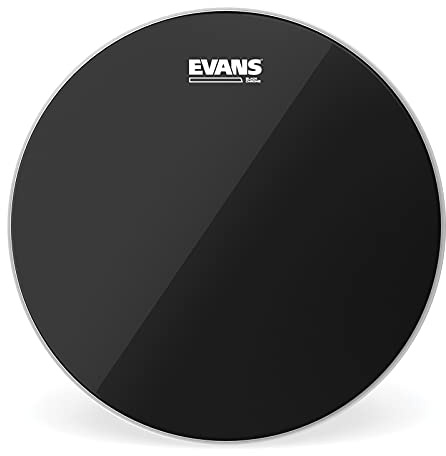 Evans Drum Heads - Black Chrome Tom Drumhead, 6 Inch