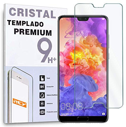 REY Bildschirmschutz aus gehärtetem Glas für Huawei P20 PRO, Schutzfolie, Displayschutzfolie 9H+ Härte, Anti-Kratzen-Öl-Bläschen