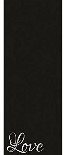 Eurographics Silver Love 30x80 Magnettafel, Glas, schwarz, 80 x 30 x 2 cm