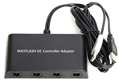 Mayflash 4 porte GC Controller Adapter per Wii U PC USB e switch