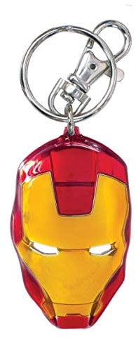 Marvel Iron Man Head Color Pewter Schlüsselanhänger