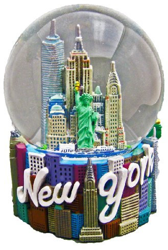 New York Schneekugel Chrysler Empire Snowglobe Souvenir (230)