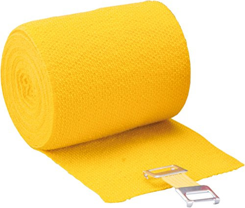 Höga Lastic-Color, gelb, 8 cm x 5 m gedehnt, dauerelastische Idealbinde, 1er Pack (1 x 0.047 kg)