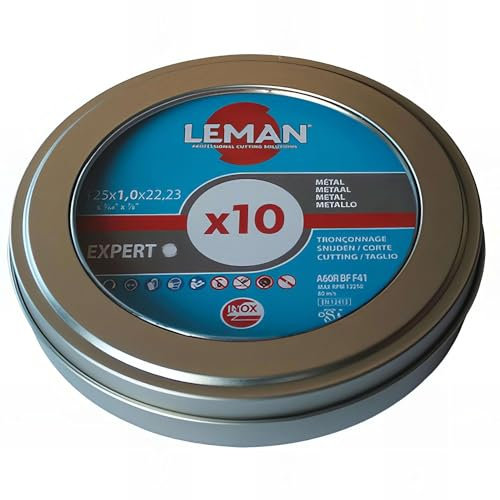 Leman Festplatte tronconnage Edelstahl 115 x 1.0 x 22.23 MP