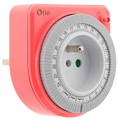 Otio - Programmateur mécanique Rose
