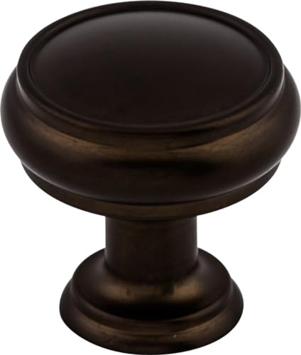 Top Knobs TK831ORB Serene Collection 1-3/16 Eden Medium Knob, Oil Rubbed Bronze