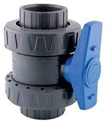 Aqualux - Vanne Piscine Double Union diamètre 63 mm - AQUVA63