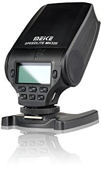 Meike MK-320 TTL Master 1/8000S HSS Flash Speedlite for Nikon j1 J2 J3 D750 D550 D810 D610 D7100 D7200 D5300 D5100 D5200 D5000 D3300 D3200 D3100, D105232, Schwarz