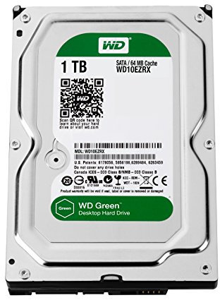 Western Digital Caviar Green Hard Drive (Serial ATA III, 1,000 GB, 3,5 (8,89 cm), 0,4W, 3,7 W, 3,7 W)