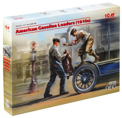 ICM ICM24018 1:24 American Benzin Loaders (1910er Jahre) 2 Figs, grau
