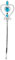 Boland - Zauberstab Anna, 32cm, Marabou Feder, Schmucksteine, Fee, Prinzessin, Karneval, Halloween, Fasching, Mottoparty, Theater
