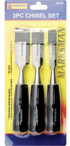Marksman - 3Pc Bevel Edged Chisel Set 1 - 3/4 - 1/2