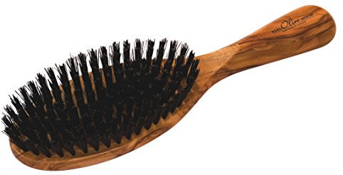Croll & Denecke 20267 Haarbürste, oval aus Olivenholz