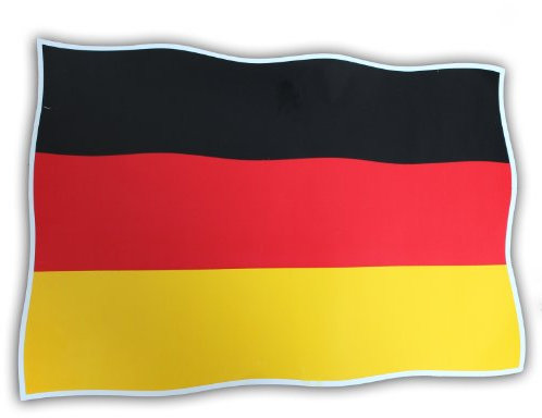BRUBAKER Doppelpack Fan Autoaufkleber Deutschland