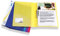 Rapesco 0793 Punchless Clamp Binder Folder, A4, Assorted Colours, Pack of 10
