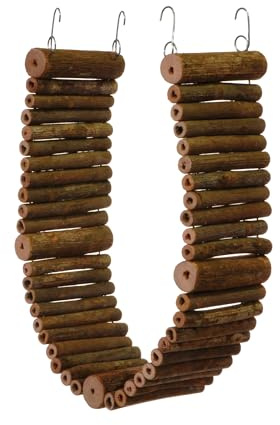 Prevue Pet Toy NAT Wonder Walk Bird Ladder, Large (62809),Brown
