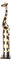 40cm Holz Giraffe Holzgiraffe Deko Afrika Style Handarbeit Fair Trade Natur Farbe