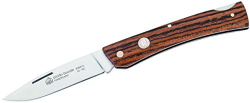 Puma IP Erwachsene picido Taschenmesser, Stahl 1.4116, rostfrei, Back Lock, Bocote-Holgriffschalen, Mehrfarbig, One Size, Einheitsgröße, 1012404410