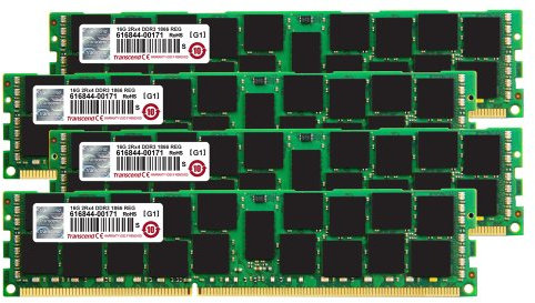 Transcend JetMemory Kit Mémoire RAM pour Mac Pro 64 Go