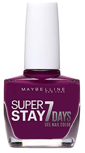 Maybelline Superstay 7 Días Tono 230 Berry Stain Pintauñas Larga Duración Efecto Gel Color Morado