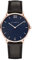 PAUL HEWITT Damenuhr Quarz Sailor Blue Lagoon – Roségold Gehäuse, Marineblaues Zifferblatt, Schwarzes Lederarmband, Elegant und Zeitlos, 36mm Gehäuse