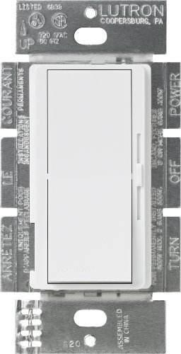 Lutron DV-600P-WH Diva 600-watt Dimmer, White by Lutron