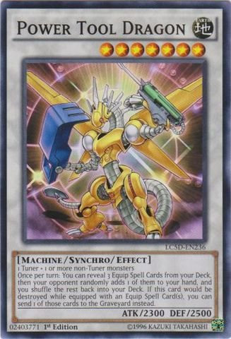 Yu-Gi-Oh! - Power Tool Dragon (LC5D-EN236) - Legendary Collection 5D's Mega Pack - 1st Edition - Common