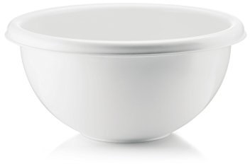 Guzzini Formes Home 86024–11 Bol à Salade, en Plastique, Blanc, 25 cm Diamètre