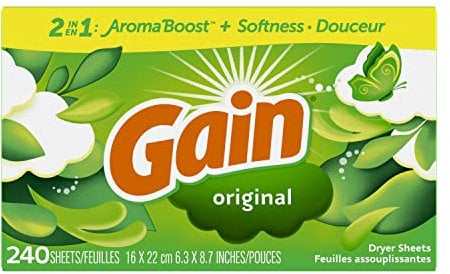 Ylife Gain Trocknerbögen, Original, 240 Stück (Verpackung kann variieren)