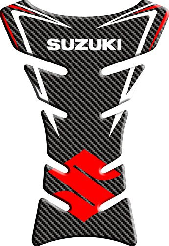 ADESIVI PARASERBATOIO TANKPAD RESINATO EFFETTO 3D - ADESIVI-STICKER 3D compatible '' suzuki 1'' Tank Pad 3D