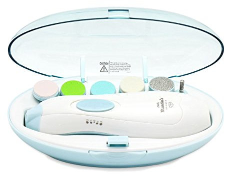 Little Martin's Drawer Lima cortadora de uñas para bebé con luz, kit de cortaúñas eléctrico seguro para recién nacidos, niños pequeños, dedos de los pies y las uñas, cuidado, pulido y recorte,