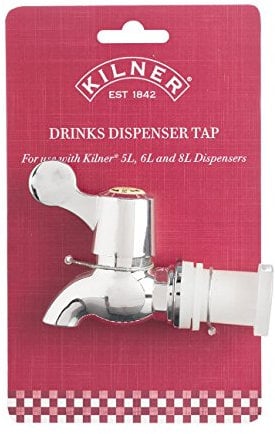 KILNER Getränkespenderhahn Kunststoff | Zapfhahn für Kilner Getränkespender 3,5 & 8 L | Einfach zu bedienen und zu installieren