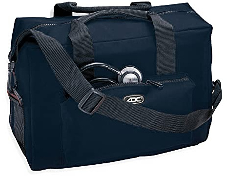 ADC Nylon Nurse/Physician Medical Bag, Navy 1/EA