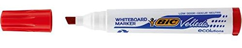 BIC Whiteboard-Marker Velleda 1751 ECOlutions, rot VE=12