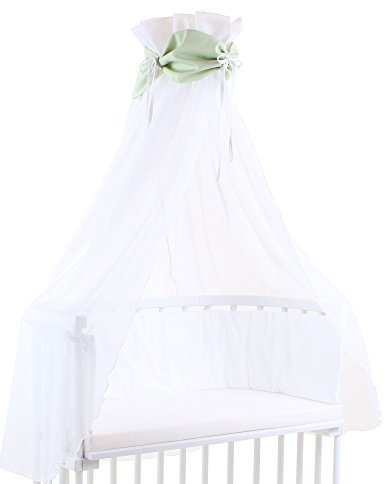 babybay Himmel Cotton mit Schleife passend für alle Modelle, grün/weiß