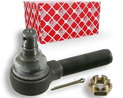 febi bilstein 21595 Spur- / Lenkstangenendstück mit Kronenmutter und Splint, 1 Stück