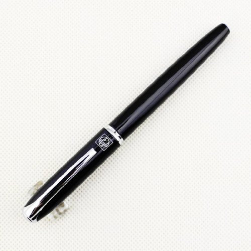 Gullor Picasso F¨¹llfederhalter 916 Picasso Iridium Feder reines Schwarz und Silber Clip Stift