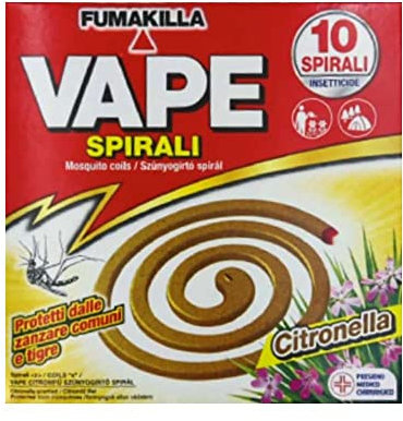 IRPot - 100 SPIRALI PROFUMATE VAPE 10 CONF.