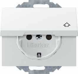 Steckdose m. Klappdeckel BERKER 47477109