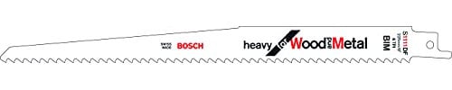 Bosch Professional Coffret de 2 lame de scie sabre S 1111 DF Heavy for Wood and Metal (longueur 225 mm, accessoires pour scie sabre)