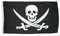 XXL Flagge Fahne Pirat mit Zwei Schwertern 150 x 250 cm