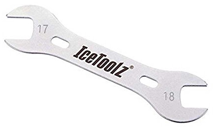 IceToolz Cone Wrenches 17 x 18 mm, Silber, M, 24037C1