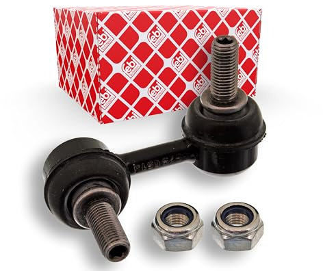 febi bilstein 42078 Verbindungsstange mit Sicherungsmuttern, 1 Stück | Kompatibel mit: HONDA S2000