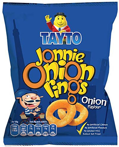 Tayto Jonnie Onion Rings 50 x 28g