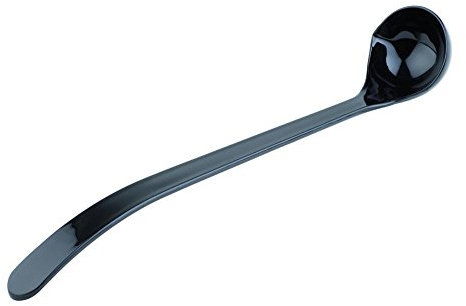 APS 88609 Plastik Dressing Löffel, Ø 6 x 34 cm, 0, 05 Liter, Schwarz