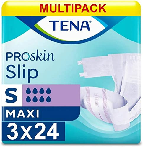 3 Packs Of 24 TENA Slip Maxi Small (50cm-80cm/20-30in) by Tena